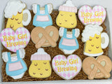 Oktoberfest baby shower  Sugar cookies - 1 dozen