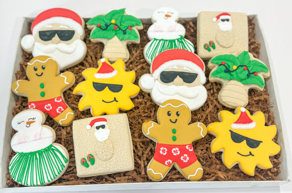 Christmas in July sugar cookies (2) - 1 Dozen