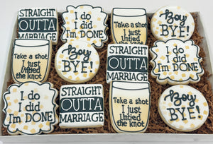 Divorce Cookies - 1 Dozen