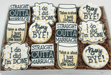 Divorce Cookies - 1 Dozen