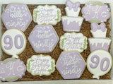 Birthday theme sugar cookies - 1 Dozen