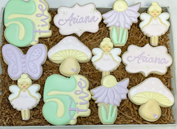 Fairy birthday Sugar cookies - 1 Dozen