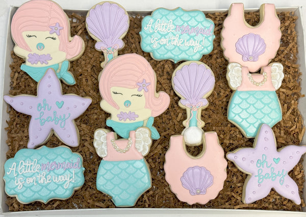 Mermaid Cookies buy - 1 Dozen