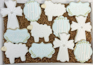 Baptism Lamb Cookies - 1 Dozen