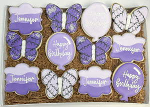 Butterfly Birthday Set - 1 Dozen