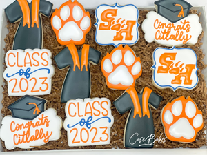 Sam Houston State Graduation Cookies - 1 Dozen