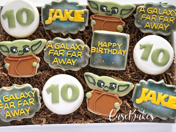 Baby Yoda themed birthday - 1 Dozen