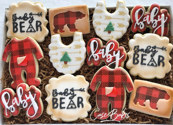 Diaper Cake Buffalo Plaid Baby Shower Supplies Buffalo Check