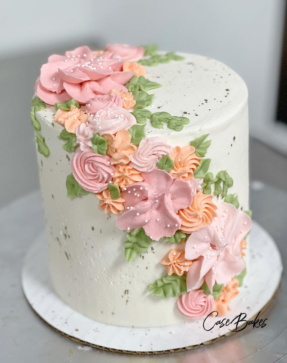 Floral Cascade Cake
