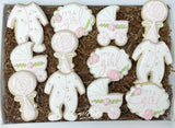 Floral pastel Baby Shower - 1 Dozen