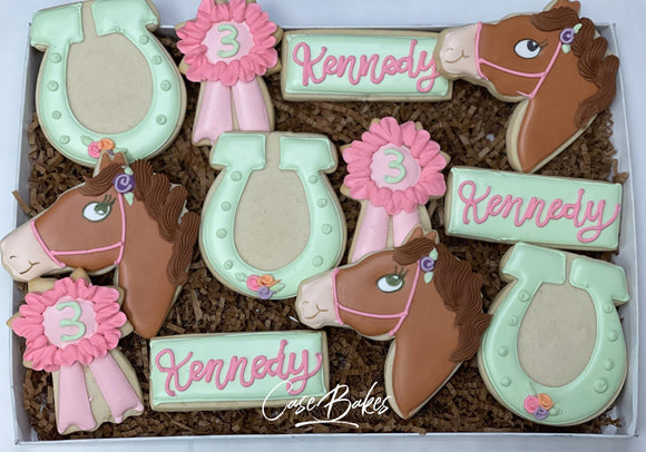 Horse Birthday Cookies - 1 Dozen
