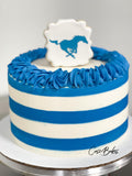 Friendswood Mustangs Cake