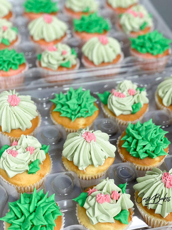 Succulent Cupcakes - 1 Dozen