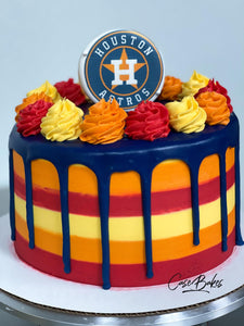 Astros Throwback Cake