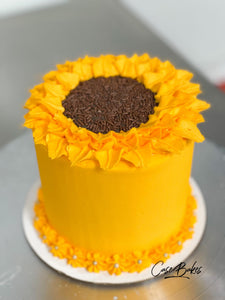 Sunflower Petal Cake