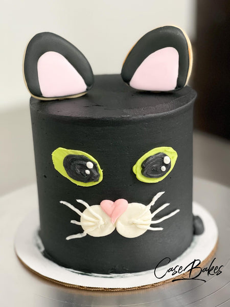 I Made This Naughty Cat Cake For The Mum Of A Lady At Work Her Mum Had A Cat  That Had The Same Personality And Looks As Felix From The Cat -