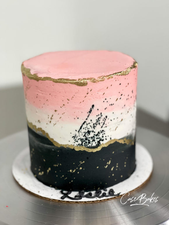 Modern Splatter Cake