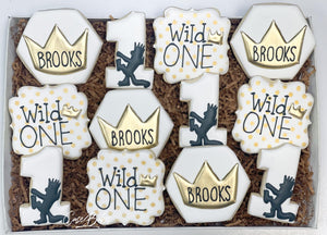 Wild One Birthday Sugar Cookies - 1 Dozen