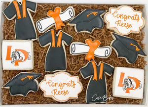 La porte high school Graduation sugar cookies - 1 Dozen