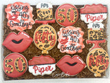 Kissing my 40's Goodbye Birthday sugar cookies - 1 Dozen