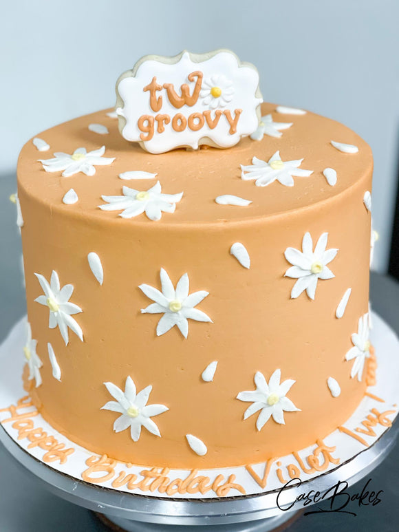 Groovy Floral cake