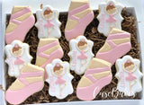 Ballerina Decorated Sugar cookies - 1 dozen