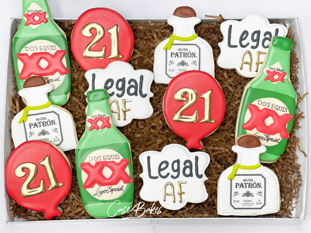 Legal AF Cookies - 1 Dozen – casebakes cookies