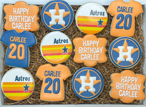 Astros themed birthday - 1 dozen