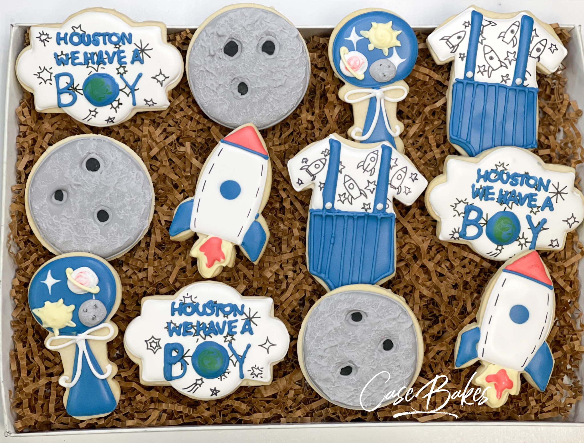 Space themed hot sale baby shower favors