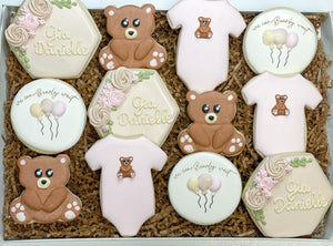Bearly wait baby shower cookies - 1 dozen
