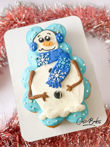 Snowman Pull apart - 1 Dozen Cupcakes