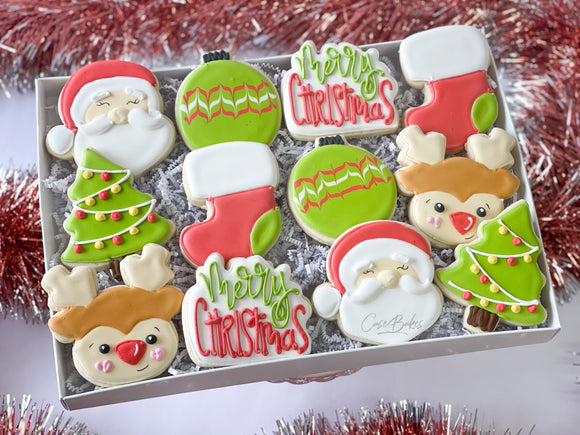 Christmas Variety Sugar Cookies - 1 Dozen