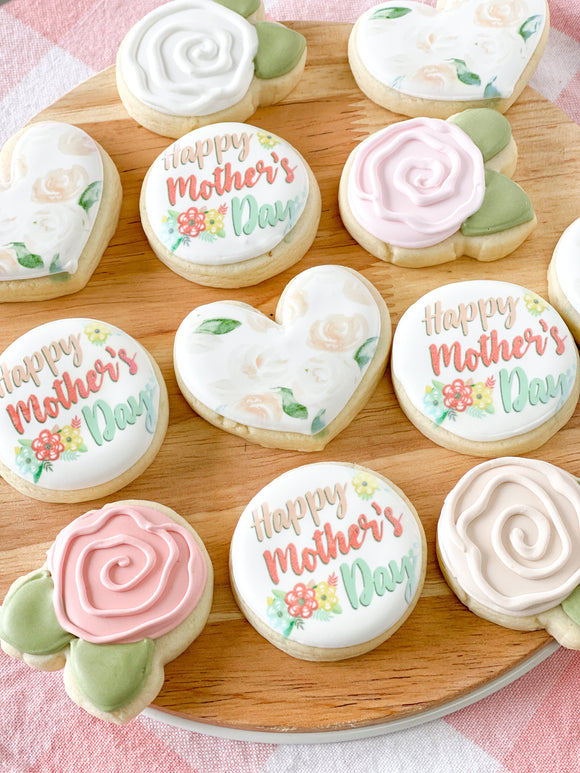 Mother's Day Mini Cookies - 1 Dozen