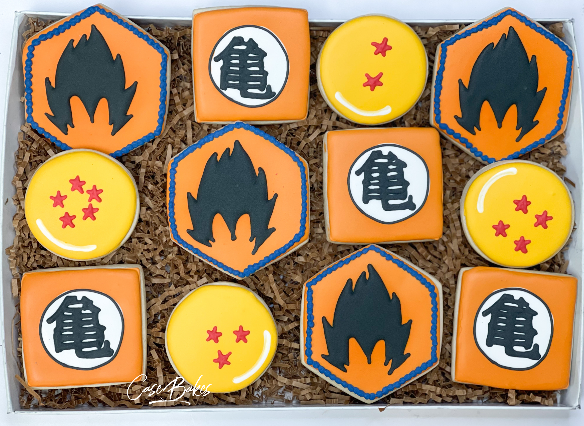 Dragon ball Z birthday Sugar cookies - 1 dozen – casebakes