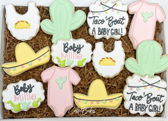 Copy of Taco 'Bout a baby girl - 1 Dozen