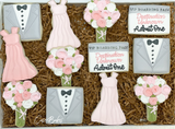 Bridal Shower/Wedding Sugar cookies - 1 Dozen