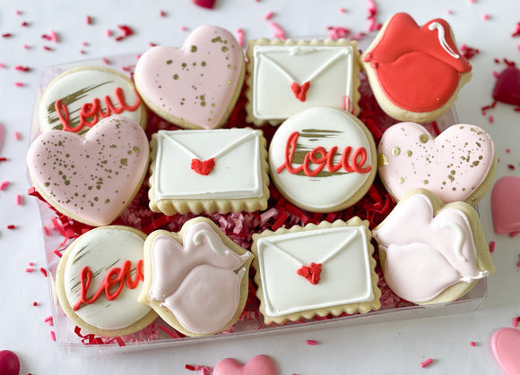 Love letter Mini sugar cookies - 1 Dozen