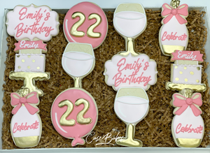 Celebration birthday sugar cookies  -1 Dozen