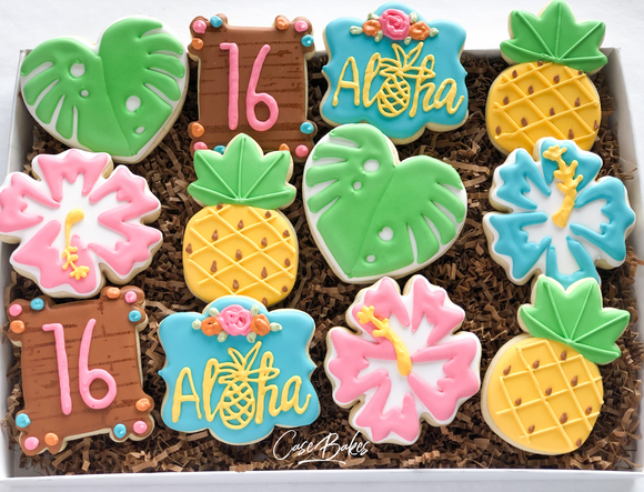 Topical Birthday sugar cookies - 1 Dozen