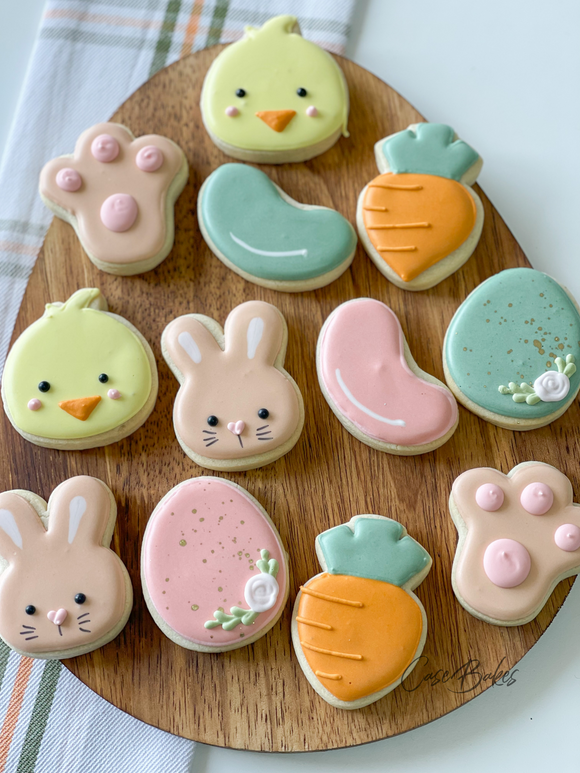 Easter Mini Modern Sugar cookies - 1 Dozen