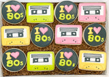 80's themed Sugar Cookies - 1 Dozen
