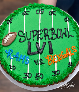 Superbowl Cookie Cake