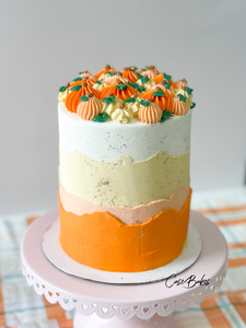 Ombre Pumpkin Cake