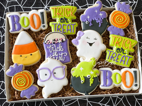 Halloween Assorted Sugar Cookies- 1 Dozen