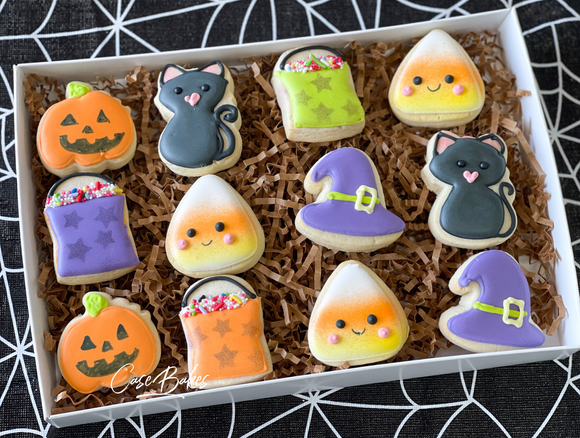 Halloween Mini Sugar Cookies- 1 Dozen