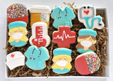 Nurse/healthcare Woman mini Cookies - 2 Dozen