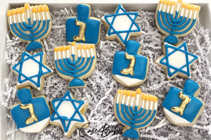 Hanukkah Cookies - 2 dozen minis