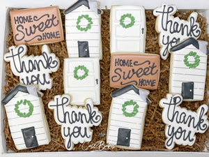 Housewarming Cookies Farmhouse Theme - 1 Dozen