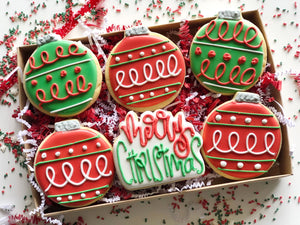 Christmas Ornament Cookies - 1 Dozen